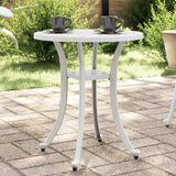vidaXL Tuintafel Ø 48x53 cm gietaluminium bronskleurig