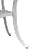 vidaXL Tuintafel Ø 48x53 cm gietaluminium bronskleurig
