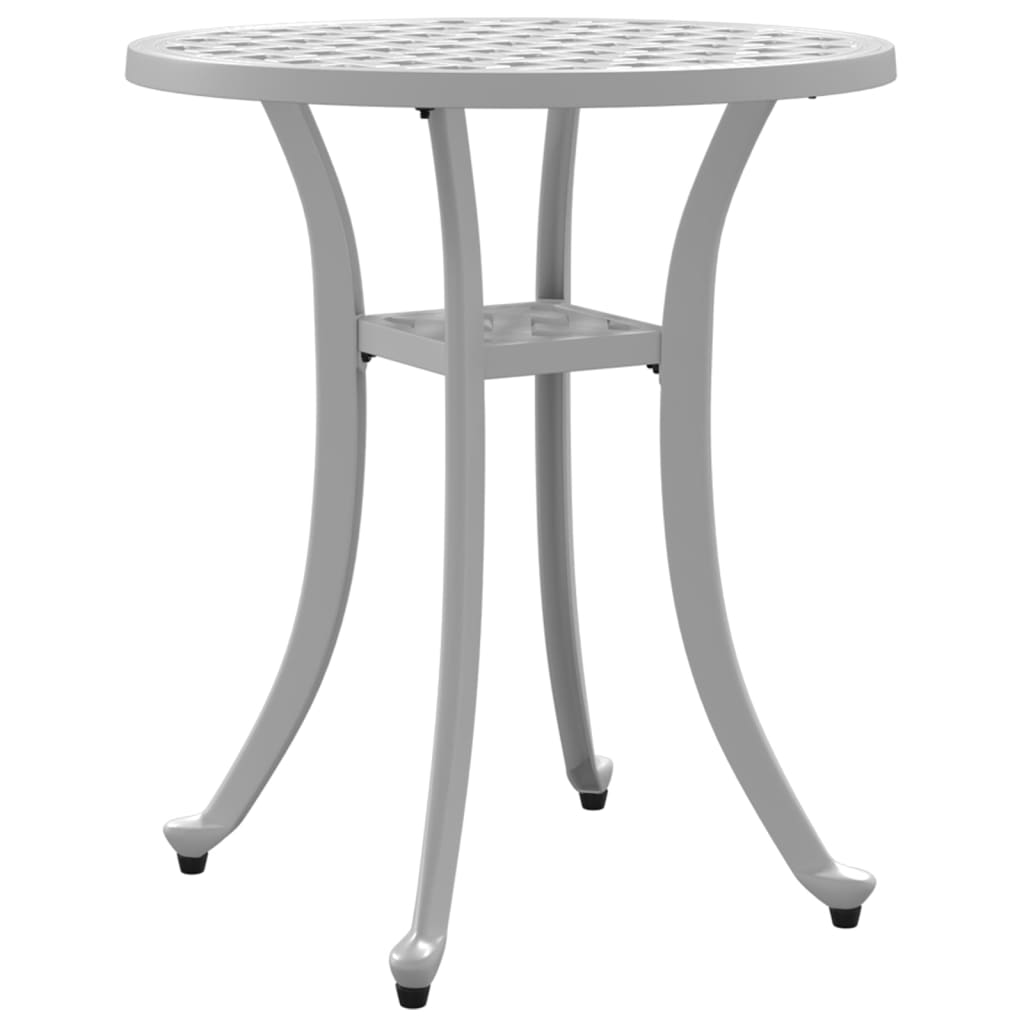vidaXL Tuintafel Ø 48x53 cm gietaluminium bronskleurig