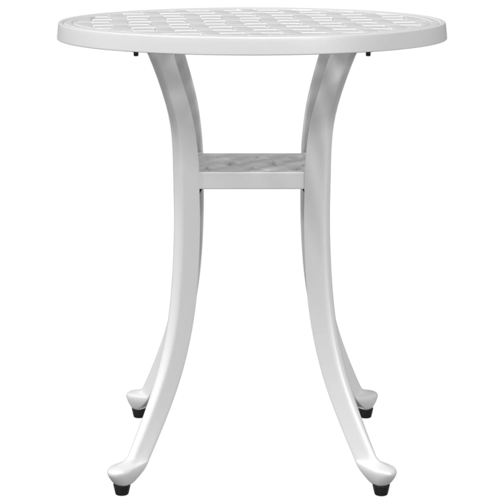 vidaXL Tuintafel Ø 48x53 cm gietaluminium bronskleurig