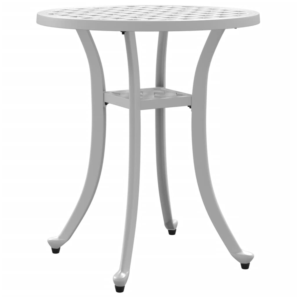 vidaXL Tuintafel Ø 48x53 cm gietaluminium bronskleurig