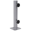 vidaXL Parasol Base for Ø32/34/38 mm Pole Steel Silver