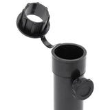 vidaXL Parasolvoet voor Ø38/48 mm stok staal zilverkleurig