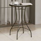 vidaXL Bistrotafel mozaïek Ø50x70 cm keramiek terracottakleurig