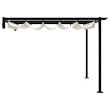 vidaXL Gazebo Cream 300 x 300 x 200 cm Polyester