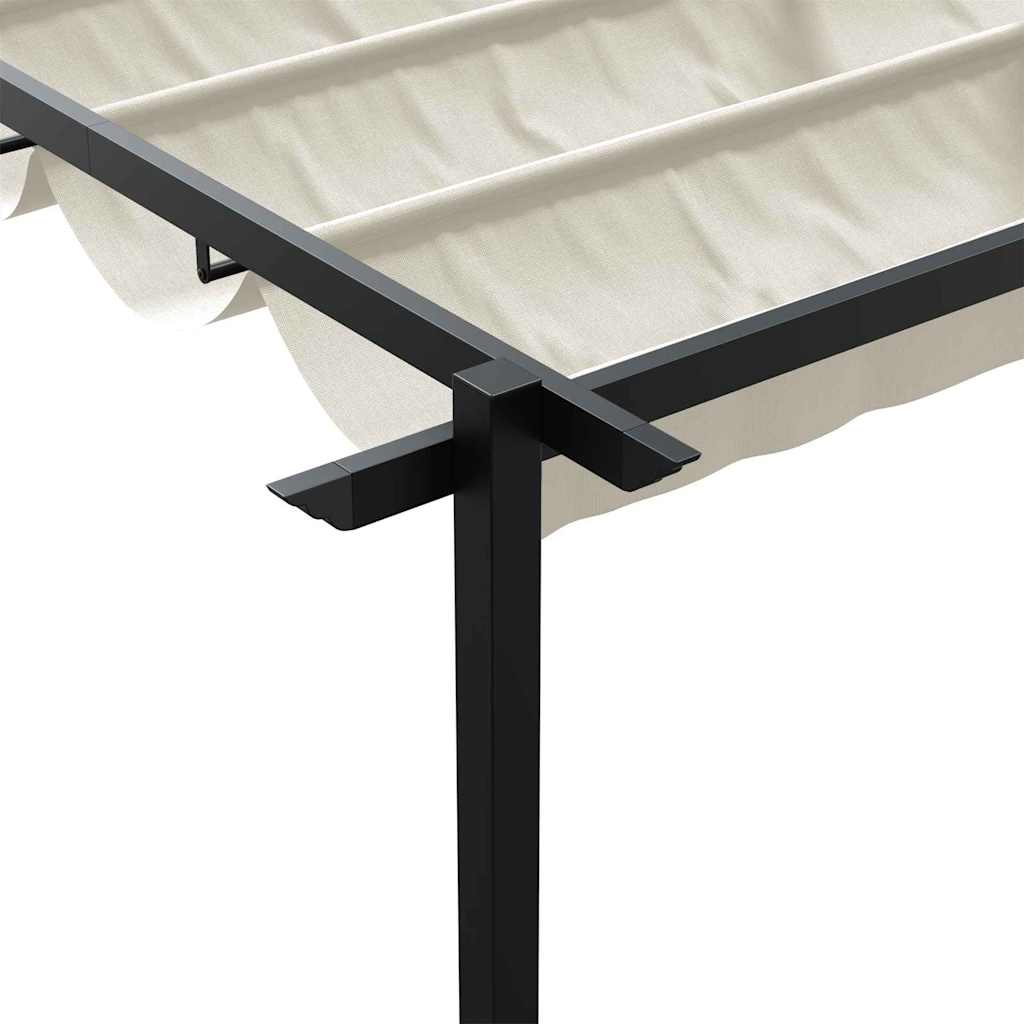 vidaXL Gazebo Cream 300 x 300 x 200 cm Polyester