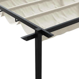 vidaXL Gazebo Cream 300 x 300 x 200 cm Polyester