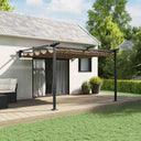 vidaXL Gazebo Cream 300 x 300 x 200 cm Polyester