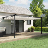 vidaXL Gazebo Cream 300 x 300 x 200 cm Polyester