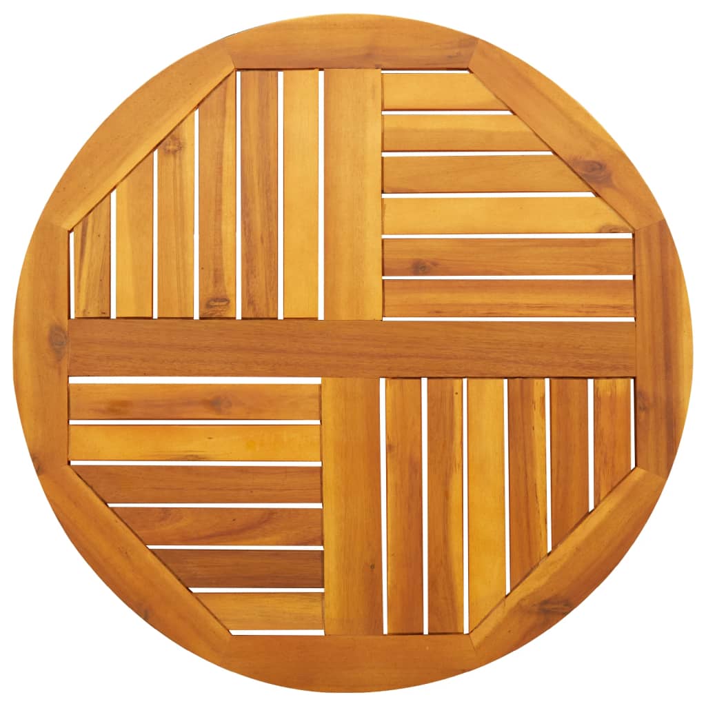 vidaXL Tafelblad rond Ø 40x2 cm massief acaciahout