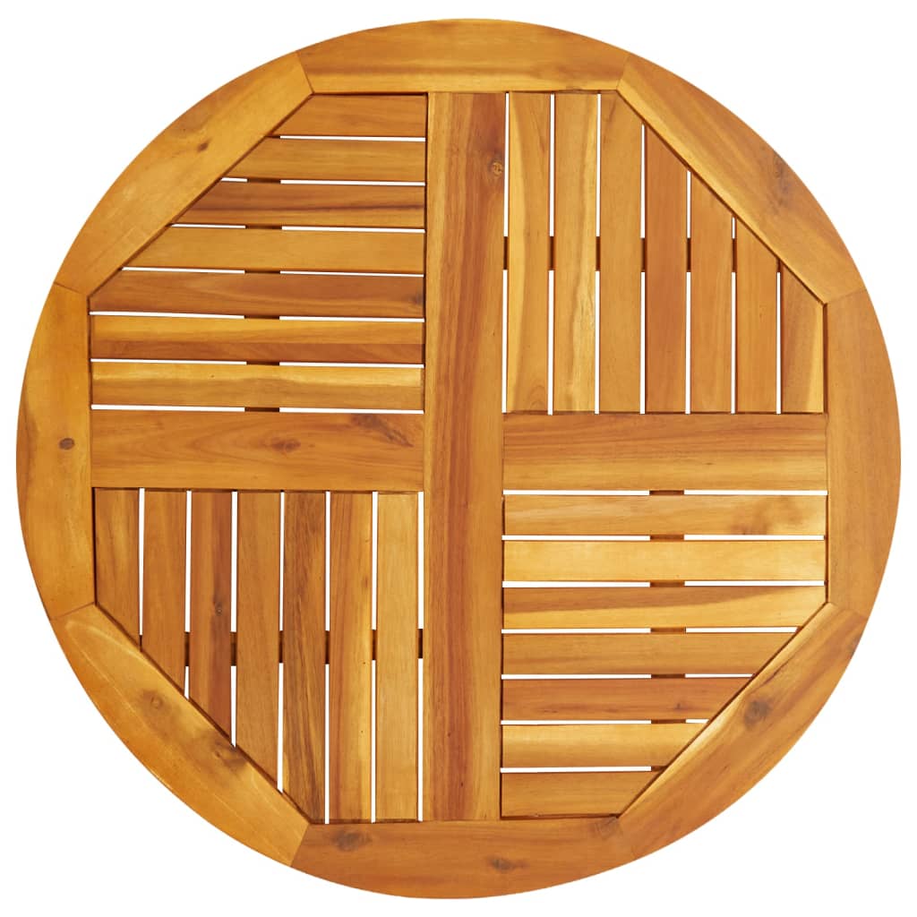 vidaXL Tafelblad rond Ø 40x2 cm massief acaciahout