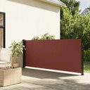 vidaXL Windscherm uittrekbaar 100x300 cm zwart