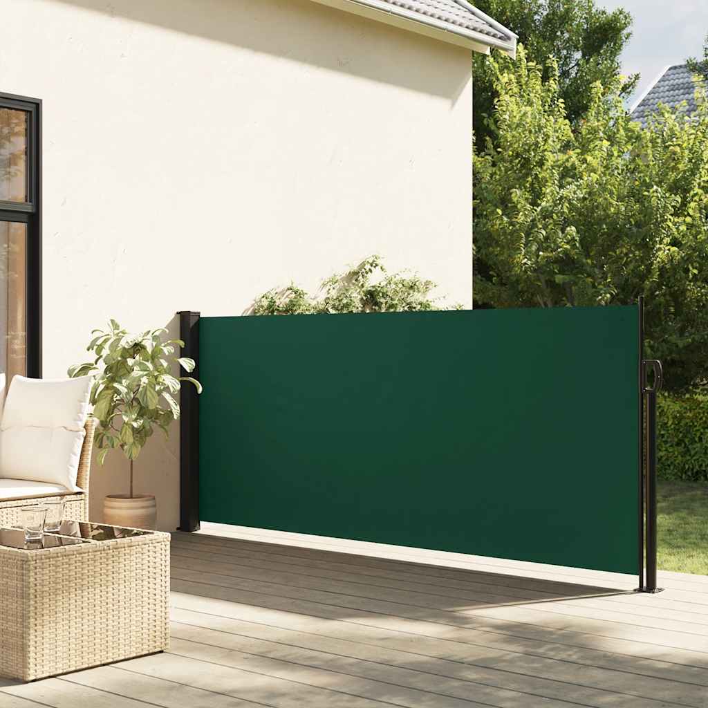 vidaXL Windscherm uittrekbaar 100x300 cm zwart