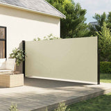 vidaXL Windscherm uittrekbaar 100x300 cm zwart