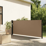 vidaXL Windscherm uittrekbaar 100x300 cm zwart