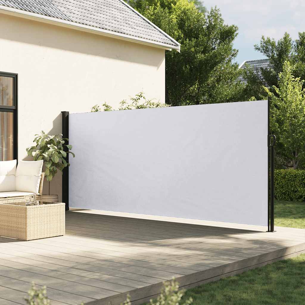 vidaXL Windscherm uittrekbaar 100x300 cm zwart