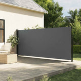 vidaXL Windscherm uittrekbaar 100x300 cm zwart