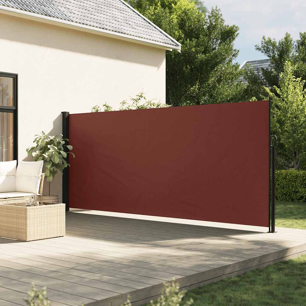 vidaXL Windscherm uittrekbaar 100x300 cm zwart