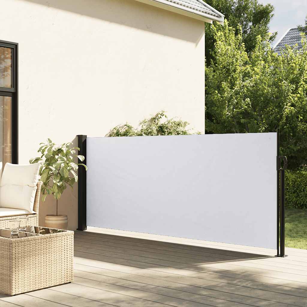 vidaXL Windscherm uittrekbaar 100x300 cm zwart