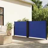 vidaXL Windscherm uittrekbaar 100x600 cm zwart