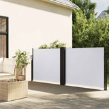 vidaXL Windscherm uittrekbaar 100x600 cm zwart