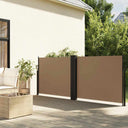 vidaXL Windscherm uittrekbaar 100x600 cm zwart
