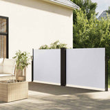 vidaXL Windscherm uittrekbaar 100x600 cm zwart