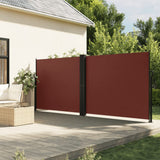 vidaXL Windscherm uittrekbaar 100x600 cm zwart
