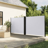 vidaXL Windscherm uittrekbaar 100x600 cm zwart