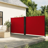 vidaXL Windscherm uittrekbaar 100x600 cm zwart