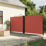 vidaXL Windscherm uittrekbaar 100x600 cm zwart
