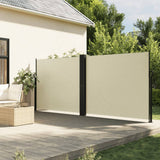 vidaXL Windscherm uittrekbaar 100x600 cm zwart
