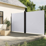 vidaXL Windscherm uittrekbaar 100x600 cm zwart