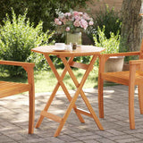 vidaXL Tuintafel inklapbaar Ø60x75 cm massief acaciahout