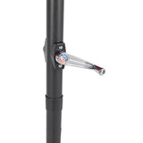 vidaXL Parasol met LED's en stalen paal 225x225x212 cm wit
