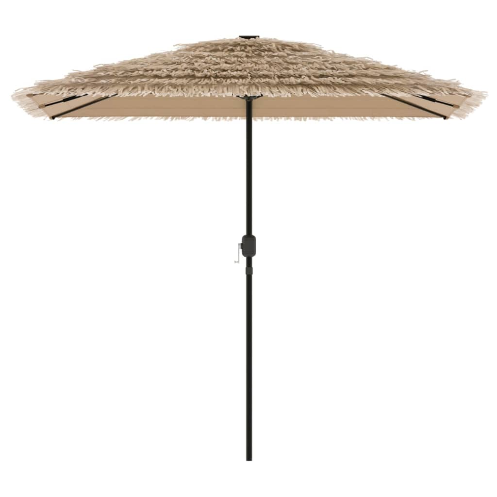 vidaXL Parasol met stalen paal 248x248x248 cm bruin
