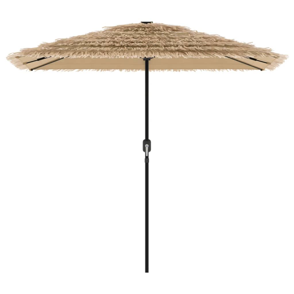 vidaXL Parasol met stalen paal 248x248x248 cm bruin