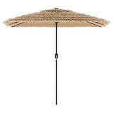 vidaXL Parasol met stalen paal 248x248x248 cm bruin