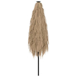 vidaXL Parasol met stalen paal 248x248x248 cm bruin