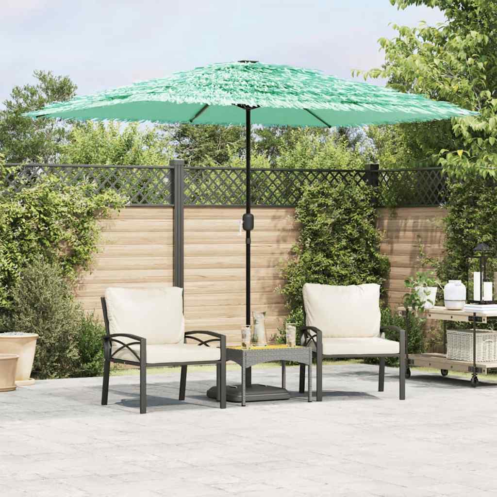 vidaXL Parasol met stalen paal 248x248x248 cm bruin