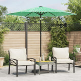 vidaXL Parasol met stalen paal 248x248x248 cm bruin