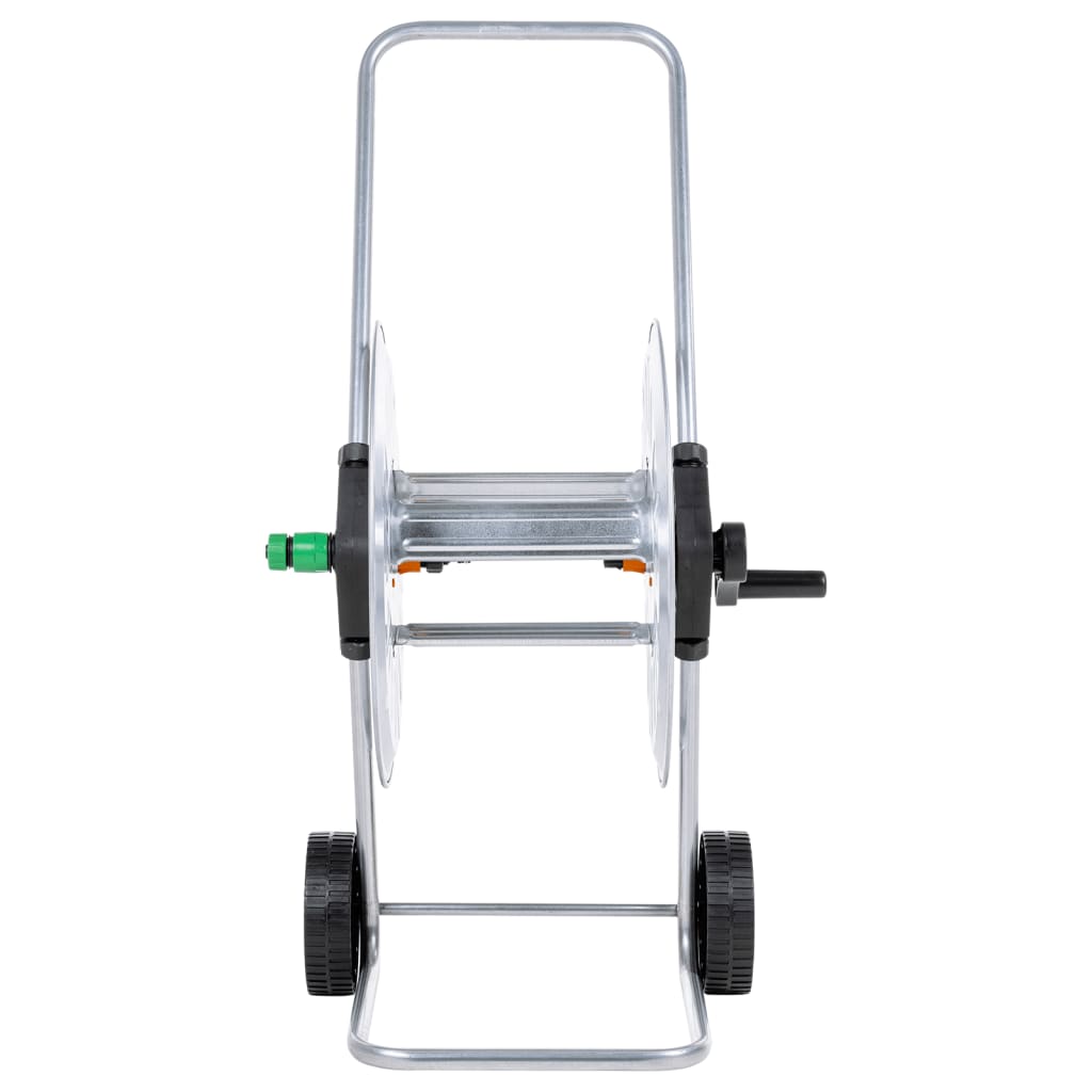 vidaXL Tuinslangkar voor 50 m 1/2" of 35 m 3/4" slang staal