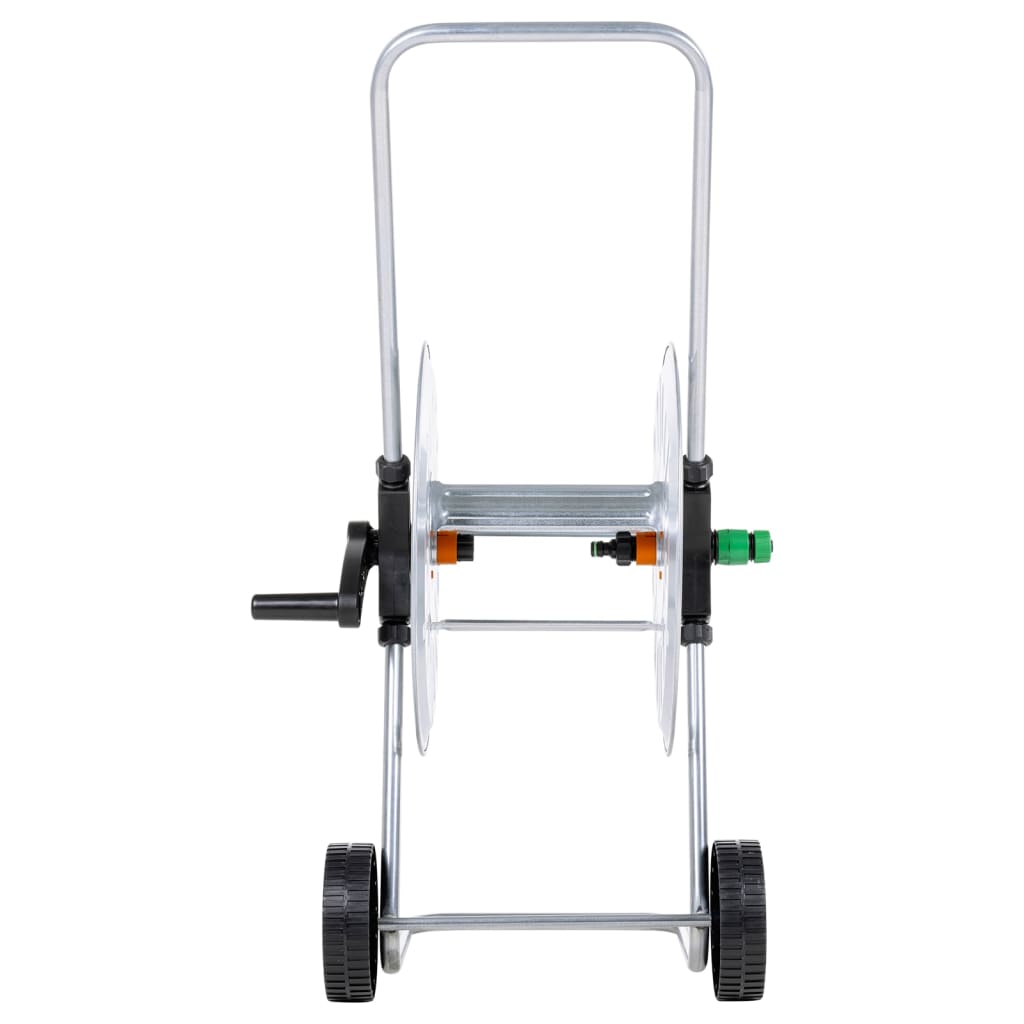 vidaXL Tuinslangkar voor 50 m 1/2" of 35 m 3/4" slang staal