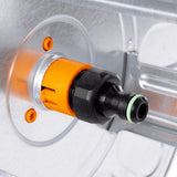 vidaXL Tuinslangkar voor 50 m 1/2" of 35 m 3/4" slang staal