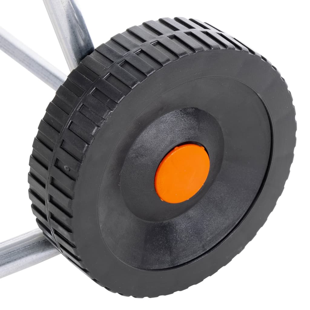 vidaXL Tuinslangkar voor 50 m 1/2" of 35 m 3/4" slang staal
