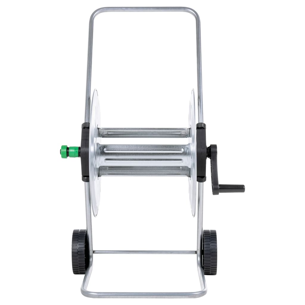 vidaXL Tuinslangkar voor 80 m 1/2" of 50 m 3/4" slang staal