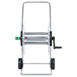 vidaXL Tuinslangkar voor 80 m 1/2" of 50 m 3/4" slang staal