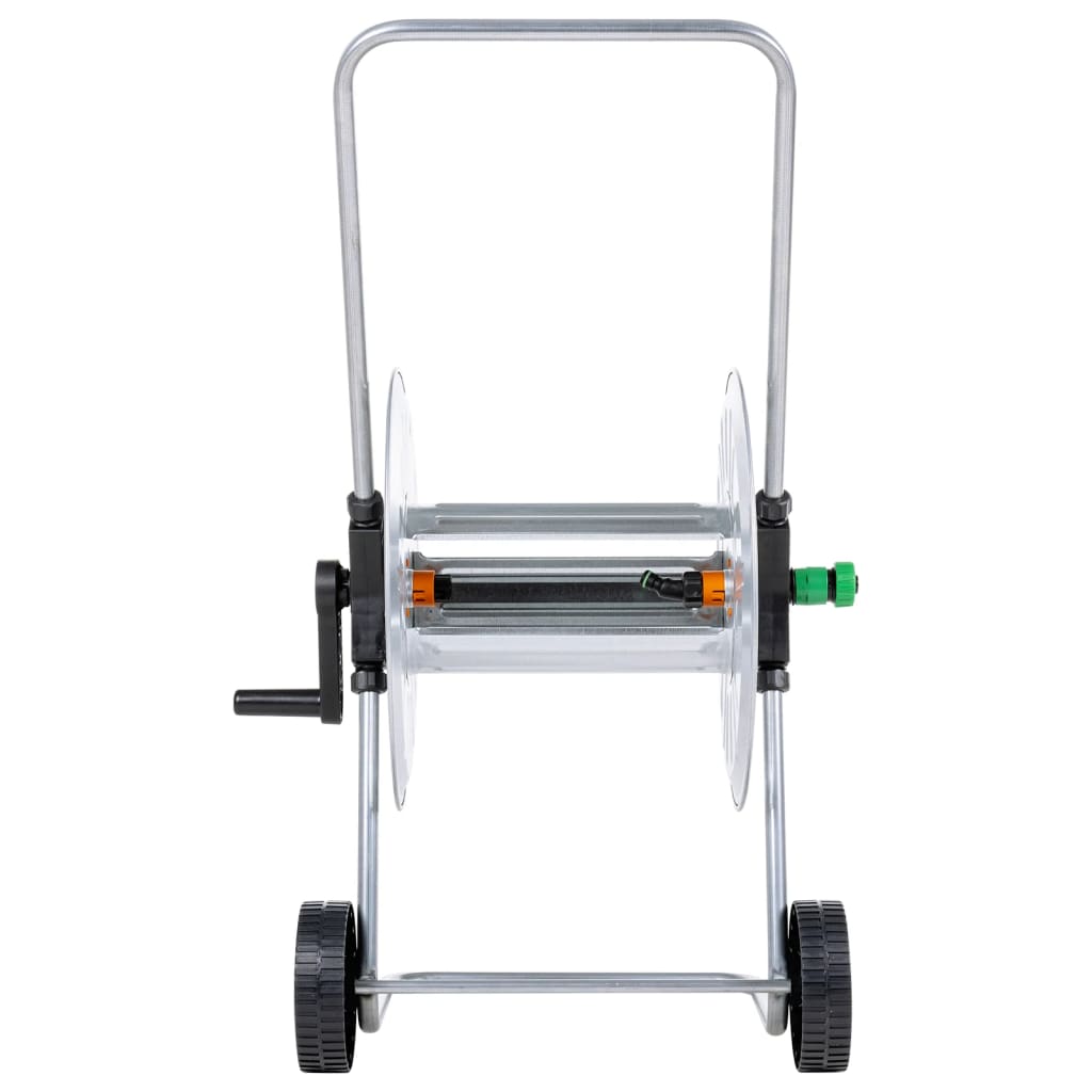 vidaXL Tuinslangkar voor 80 m 1/2" of 50 m 3/4" slang staal
