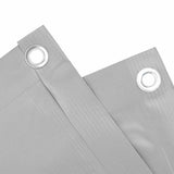 vidaXL Balkonscherm 300x75 cm PVC antracietkleurig