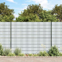 vidaXL Tuinschermen 10 st 252,5x19 m PVC lichtgrijs